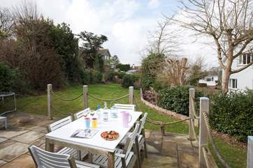 Enjoy al fresco dining on the patio whilst watching the little ones play on the lawn.