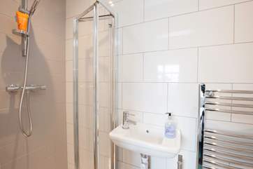 En suite shower-room to the ground floor bedroom.