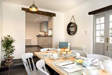 Light and airy The Linhay is simply yet stylishly furnished.