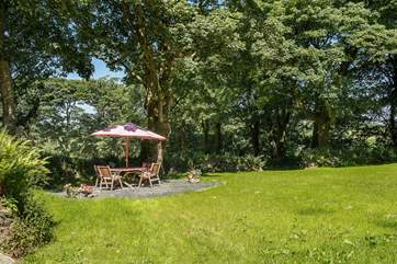 The owners have provided a dedicated patio-area in the garden for your use.