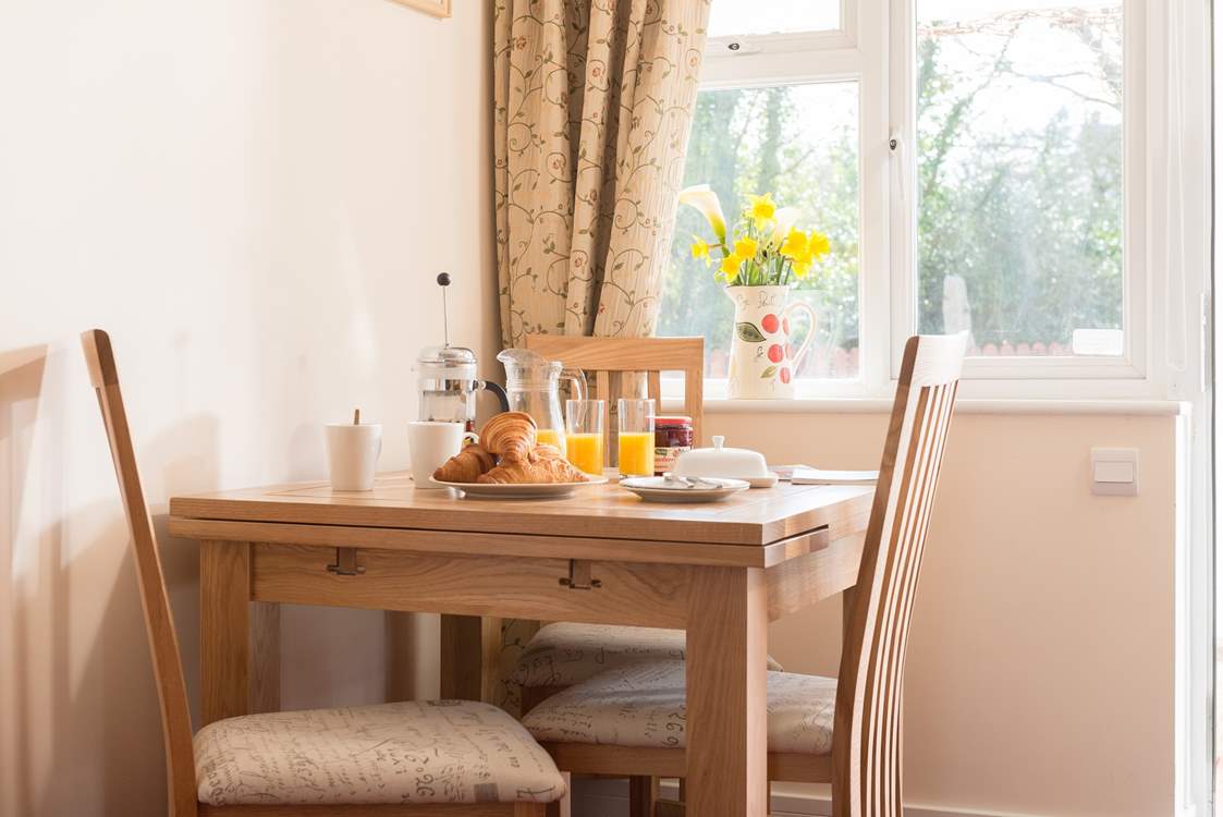Enjoy a sunny holiday breakfast.