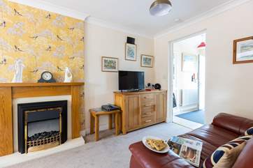 The fabulous TV and DVD player provide plenty of entertainment in the evenings.