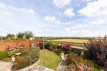 Settle down in the evenings and enjoy the peaceful views across the meadow.