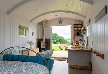 And you can even take in those stunning views from the king-size bed - bliss!