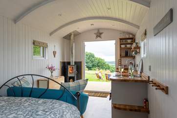 And you can even take in those stunning views from the king-size bed - bliss!