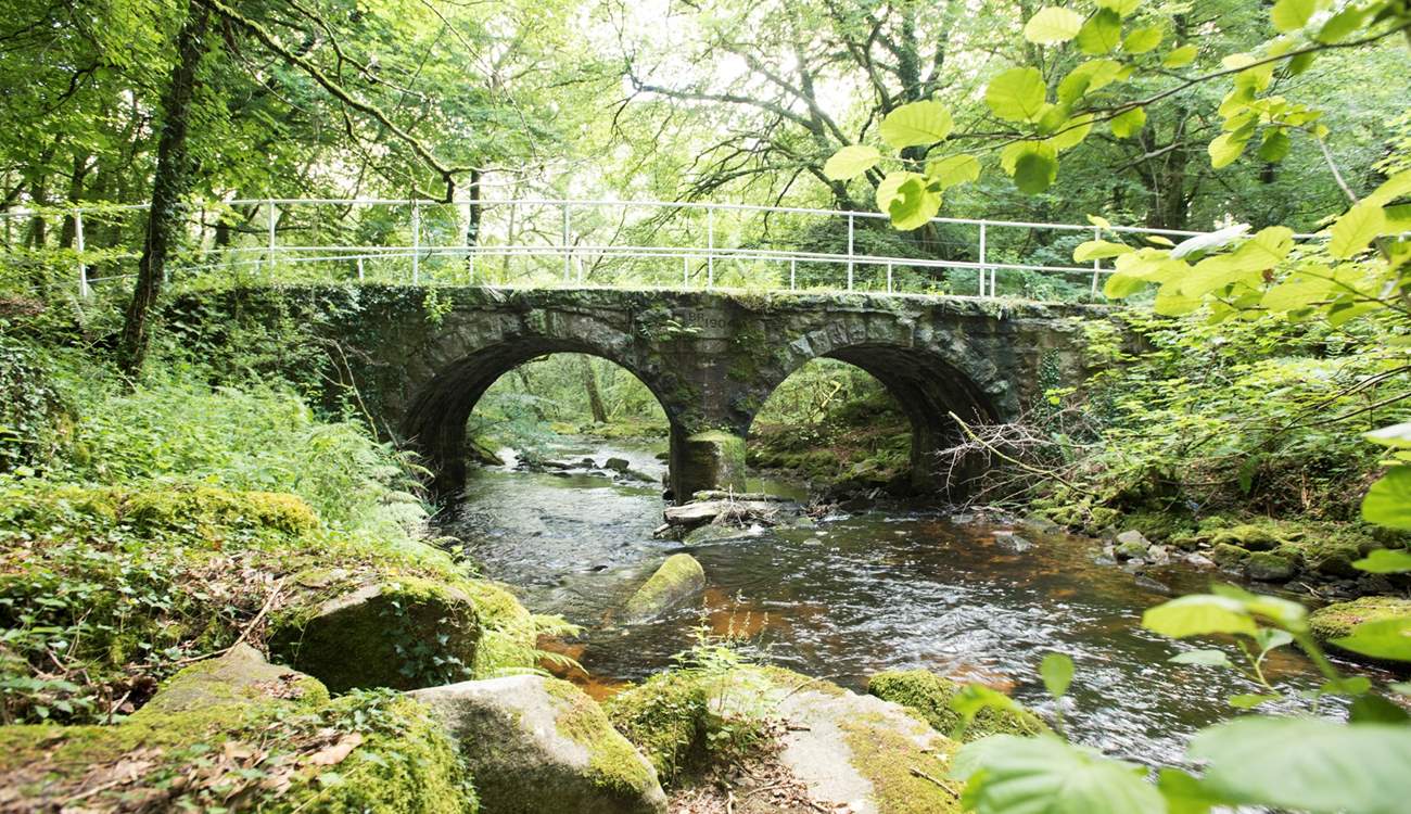 There is a pretty stream on the way into the village.