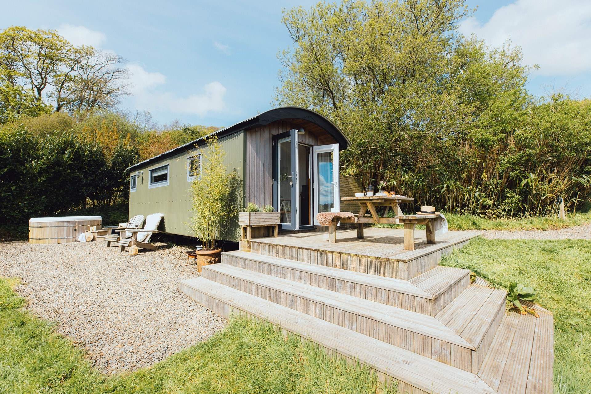 This enchanting shepherd’s hut has everything you need for a magical escape