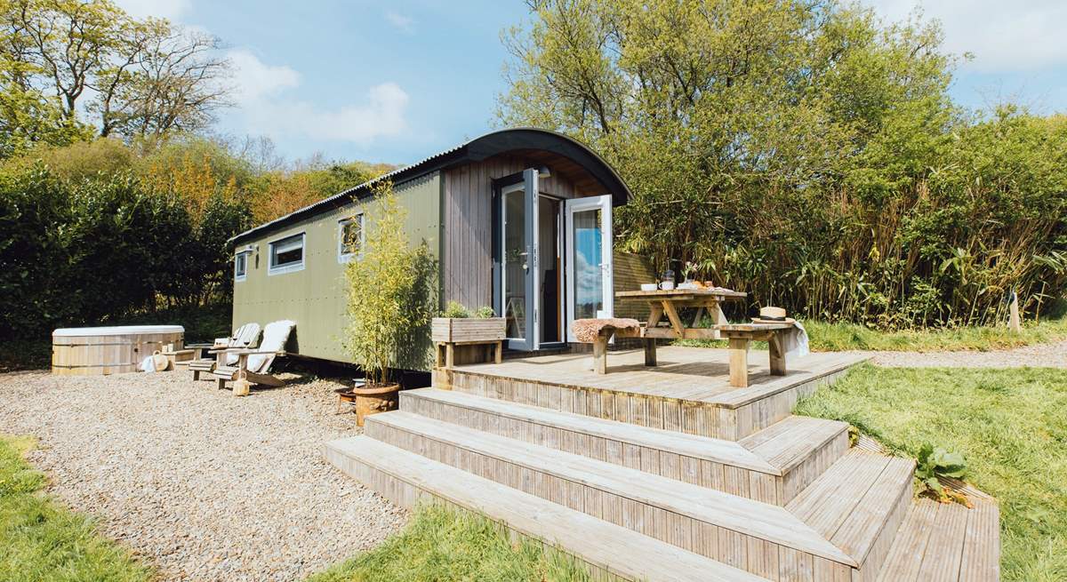 This enchanting shepherd’s hut has everything you need for a magical escape