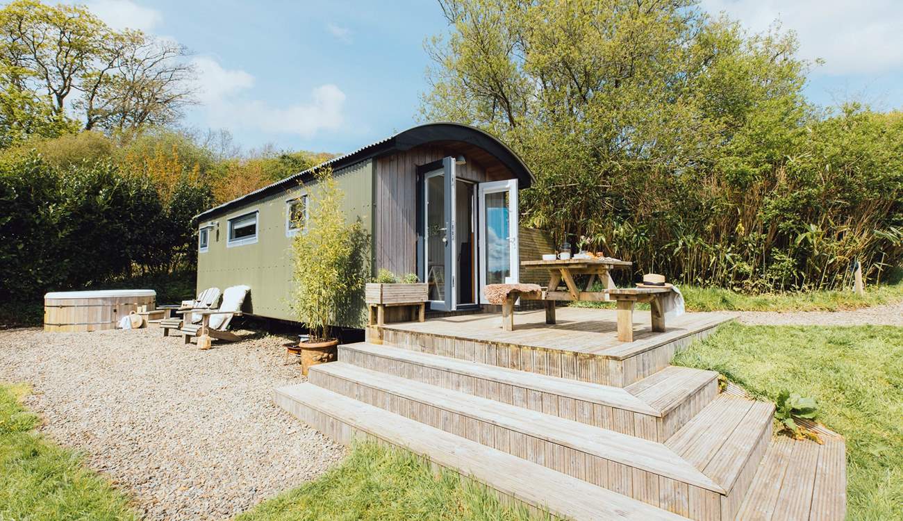 This enchanting shepherd’s hut has everything you need for a magical escape