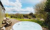 The hot tub is the perfect place to soak up the breathtaking views - Thumbnail Image