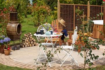 Al fresco dining is a must!