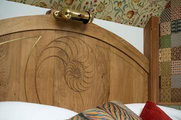 The ammonite engraving adds to the magical feel of the Observatory.