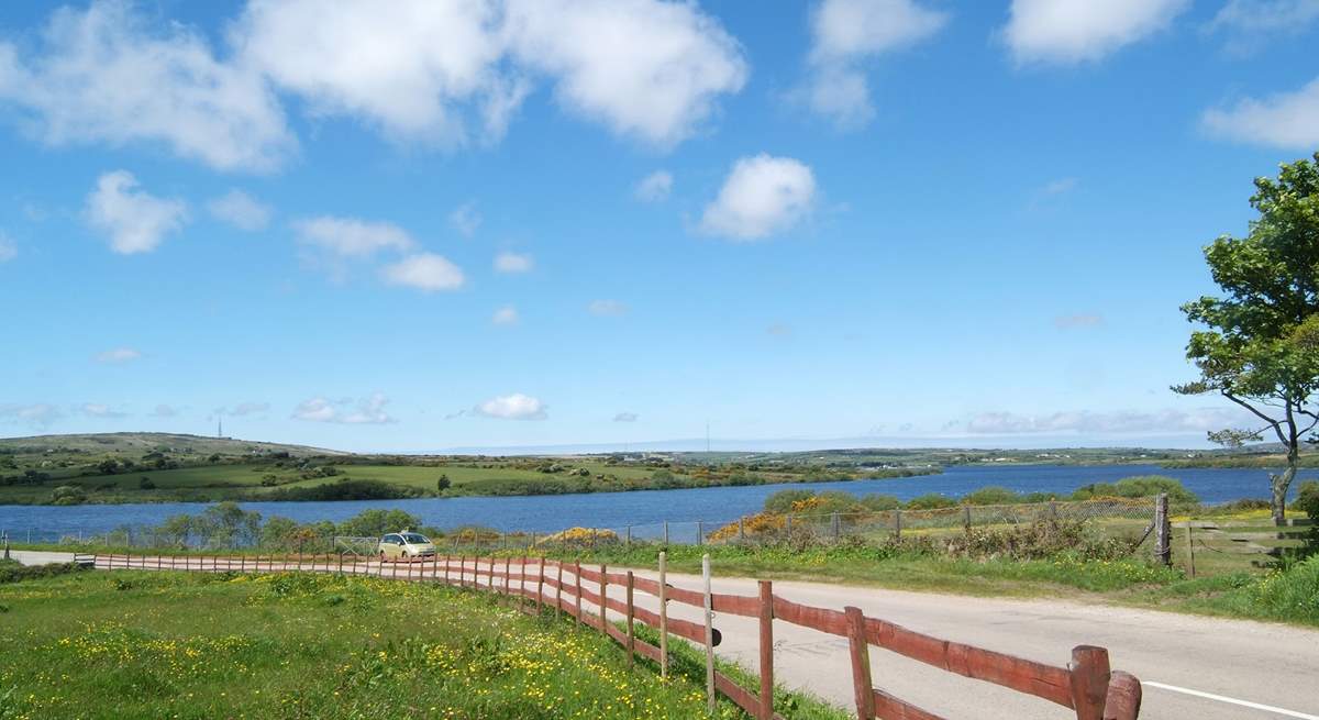 There are lovely walks around Stithians Lake.