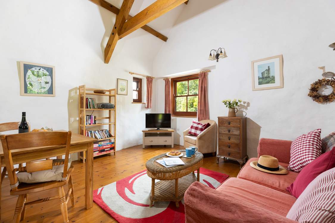The open plan living space is the perfect place to relax.