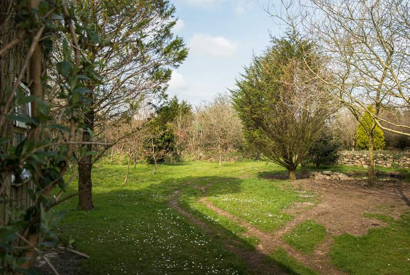 Enjoy exploring the 10 acres of land which lead to the public footpath.