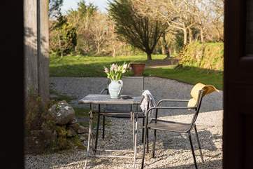 Sit and gaze at the countryside.