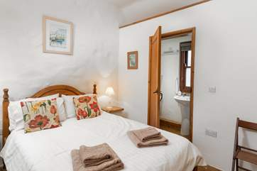 The bedroom has an en-suite.