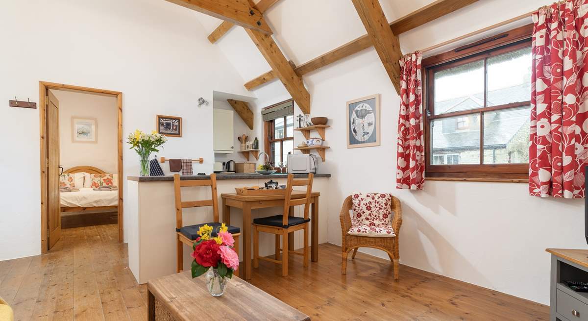 The lovely open plan living area.