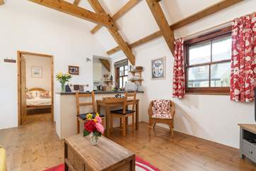 The lovely open plan living area.