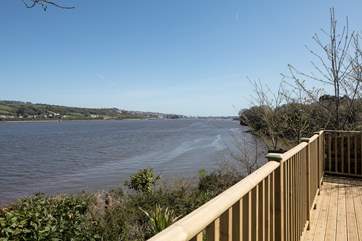 The most breathtaking views from the annexe decking.