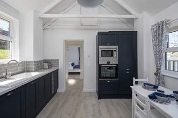 The kitchen links the annexe perfectly.