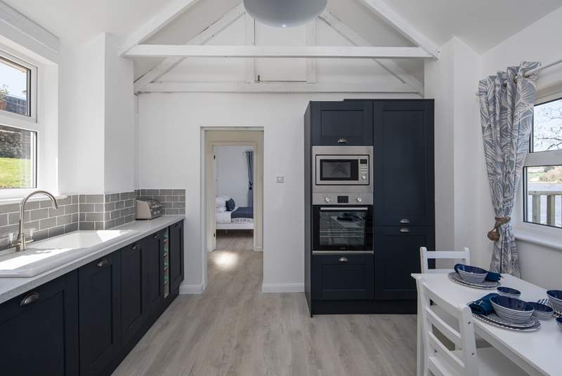 The kitchen links the annexe perfectly.