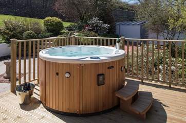 This bubbling delight awaits you. Sitting back gazing out at the Teign estuary is simply heaven, especially in the evening.