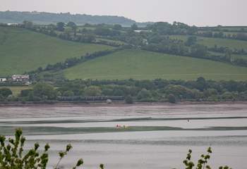 You can even canoe up the Teign towards Shaldon. What a fabulous day out!