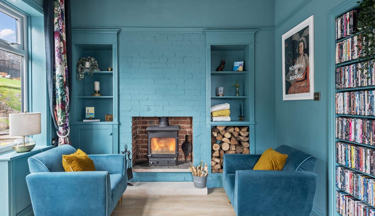 The gorgeous snug is perfect for a quiet read or to catch up with the daily paper.