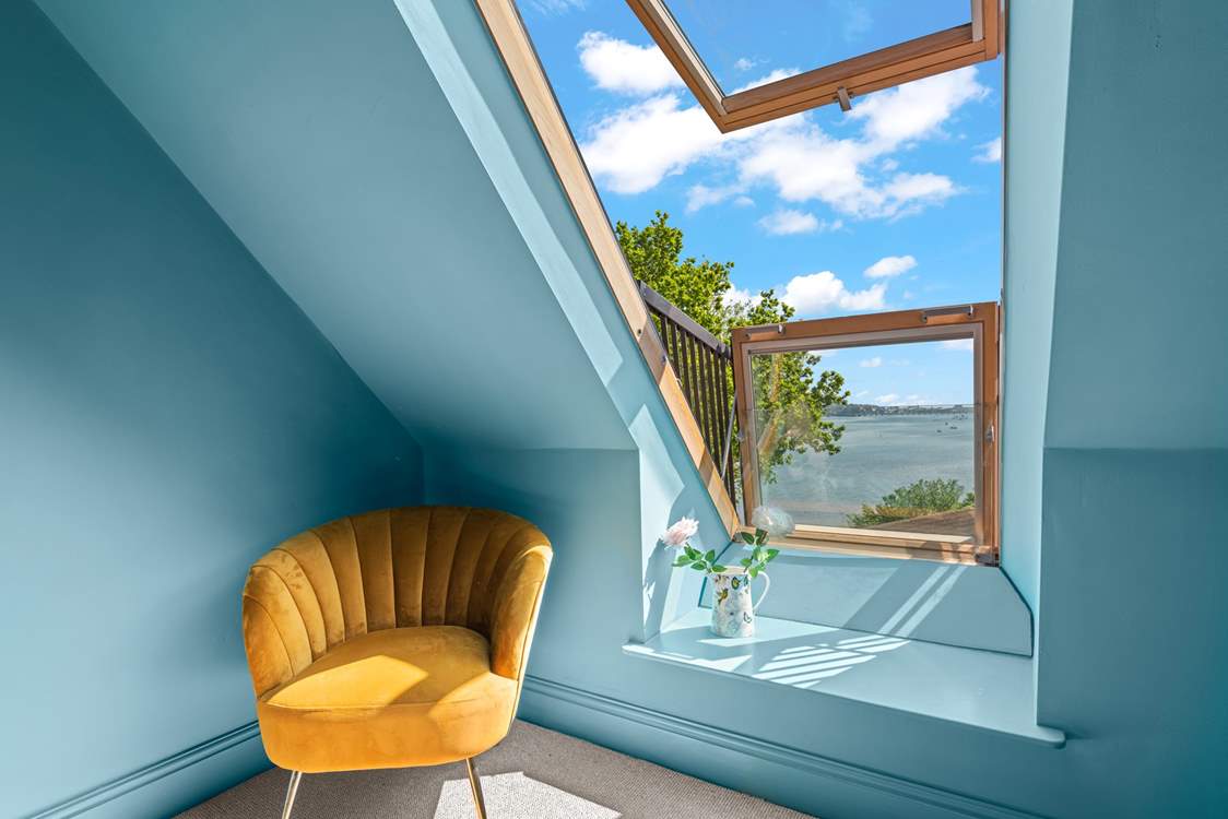 A gorgeous spot to sit and dream in bedroom 5.