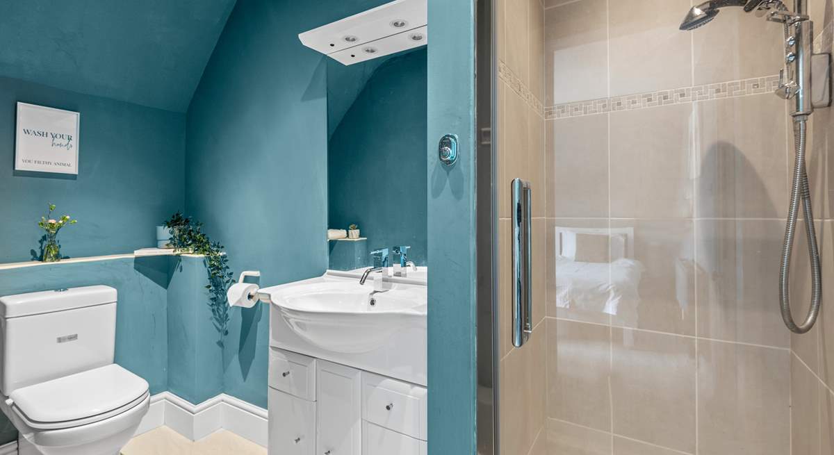 This is the stylish en suite shower-room to bedroom 4.