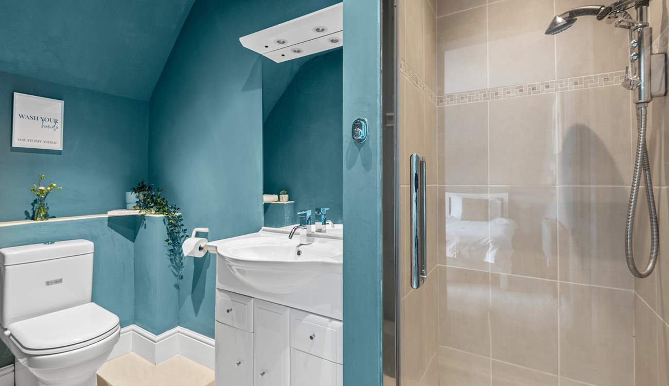 This is the stylish en suite shower-room to bedroom 4.