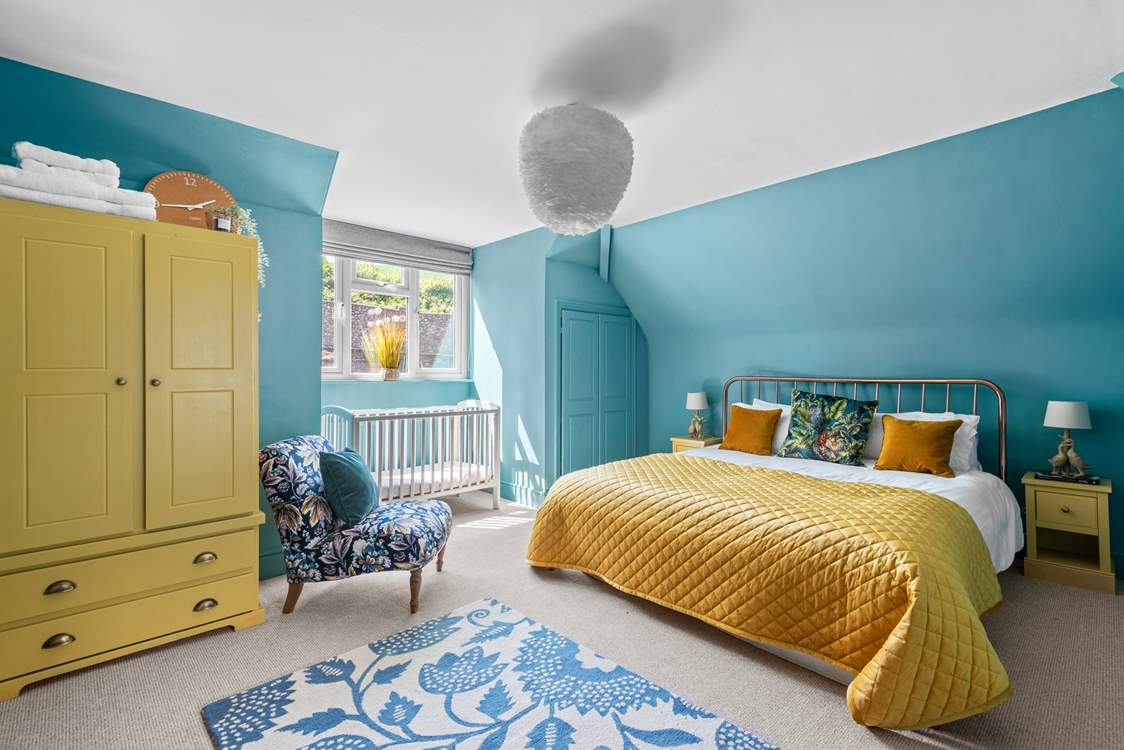 Sumptuous linens and a king-size double bed await in bedroom 3.