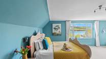 Bedroom 2 is the fabulous main bedroom on the first floor with additional bunk-beds making this a perfect family room.