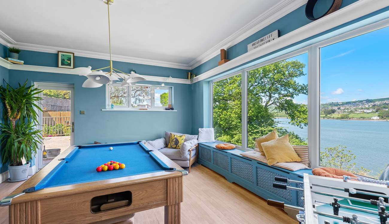 Everyone will delight in the fabulous games-room, with pool table and table football.