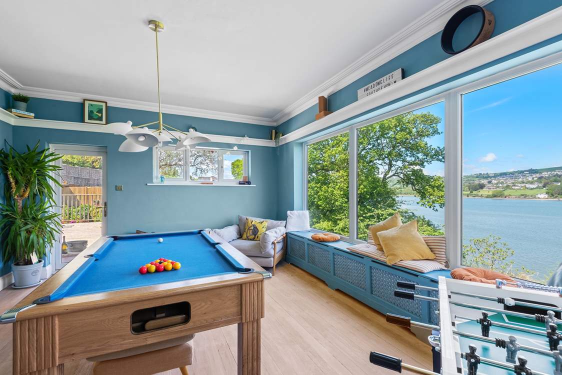 Everyone will delight in the fabulous games-room, with pool table and table football.