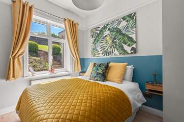 Bedroom 1 is on the ground floor and has a lovely outlook of the garden.