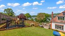 The play area is the perfect place to keep the children entertained.