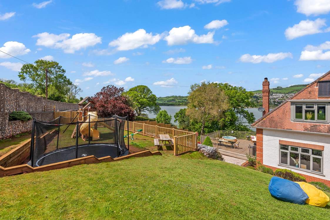 The play area is the perfect place to keep the children entertained.
