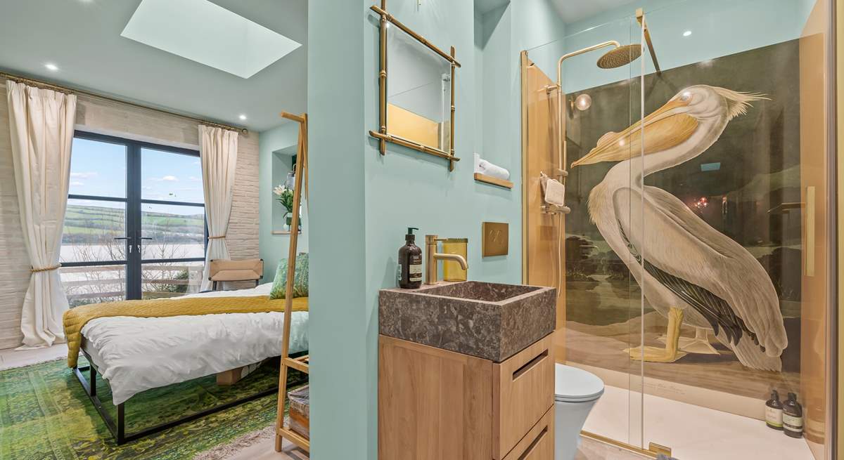 The stunning en suite shower-room for bedroom 8.