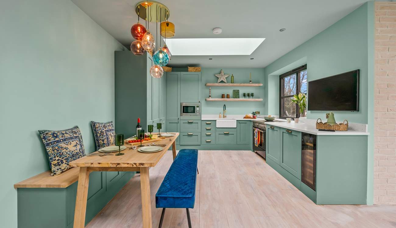 Dining together in this charming space is such a treat.