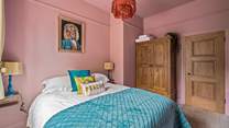 Bedroom 1 has a 'zip and link' bed giving you the choice of either a king-size double bed or twins.