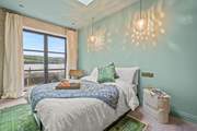 Bedroom 6 is so inviting and is home to a standard double bed.