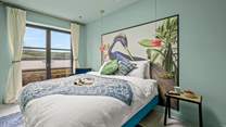 Bedroom 7 is home to this glorious 'zip and link' king-size bed, which can be configured as twin beds on request.