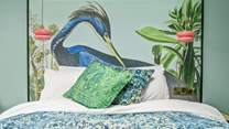 Glorious designs can be enjoyed throughout this fabulous retreat.