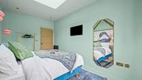Another fabulously inviting bedroom. Perfect for that good night's slumber.
