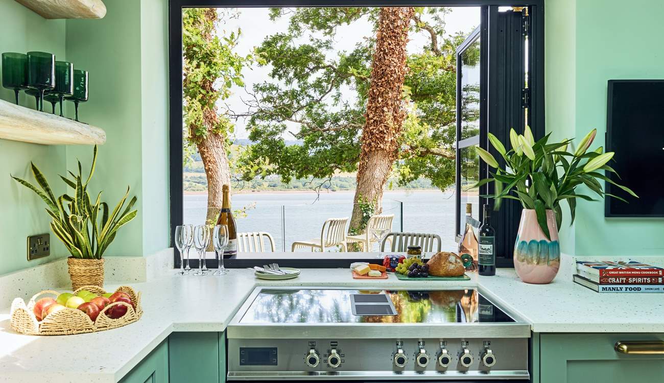 Cooking will never be a chore with that view!
