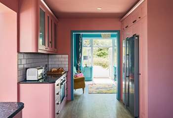 There's plenty of space for all your holiday treats in the fridge/freezer.