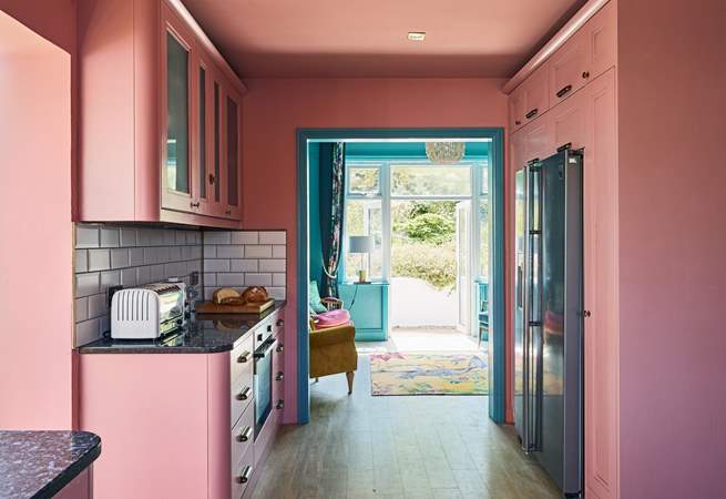 There's plenty of space for all your holiday treats in the fridge/freezer.