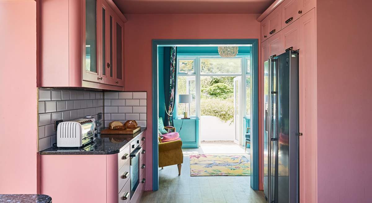 There's plenty of space for all your holiday treats in the fridge/freezer.
